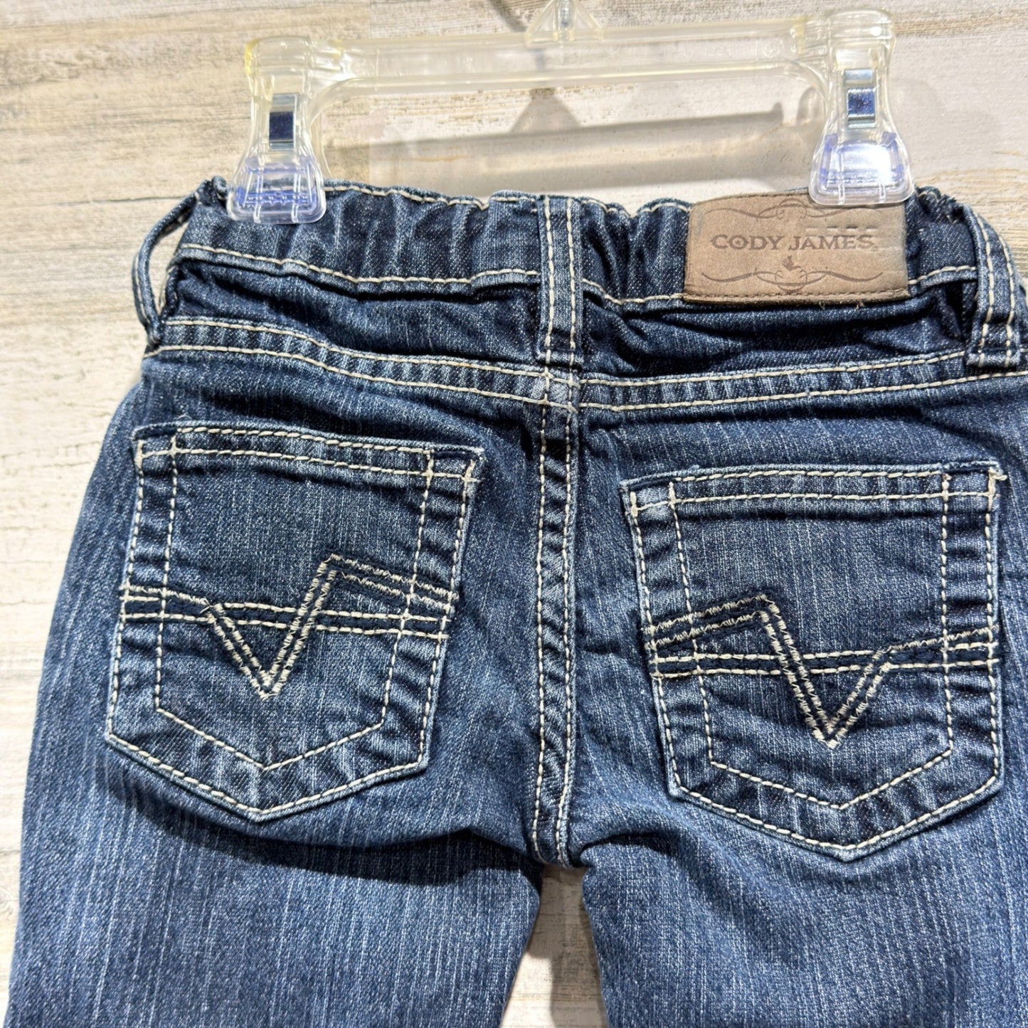 Cody James Jeans Boys 4T Blue Straight Leg Western Cowboy *Flawed4