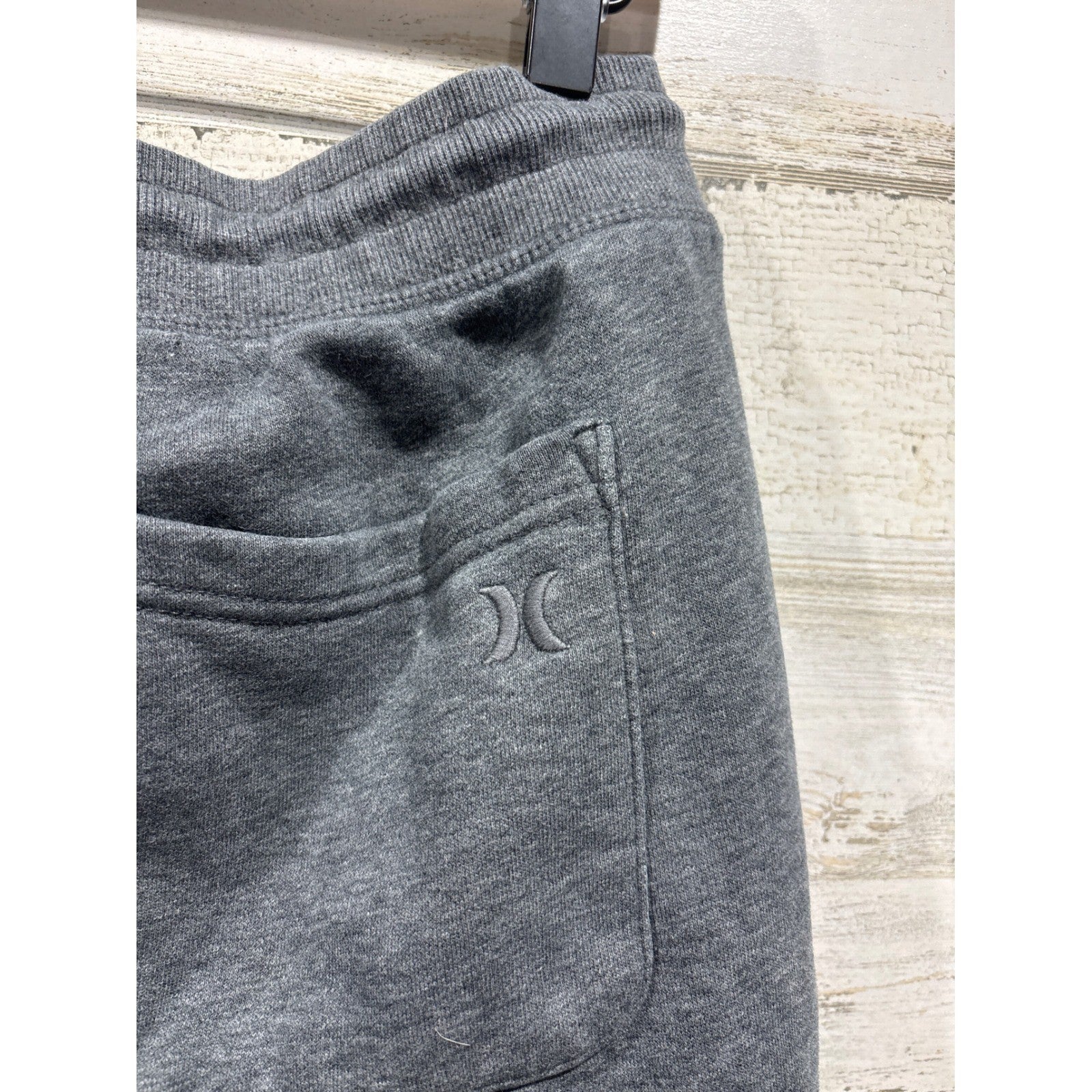Hurley Sweatpants Men L Gray Fleece Joggers Athleisure4