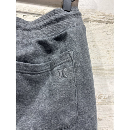 Hurley Sweatpants Men L Gray Fleece Joggers Athleisure4
