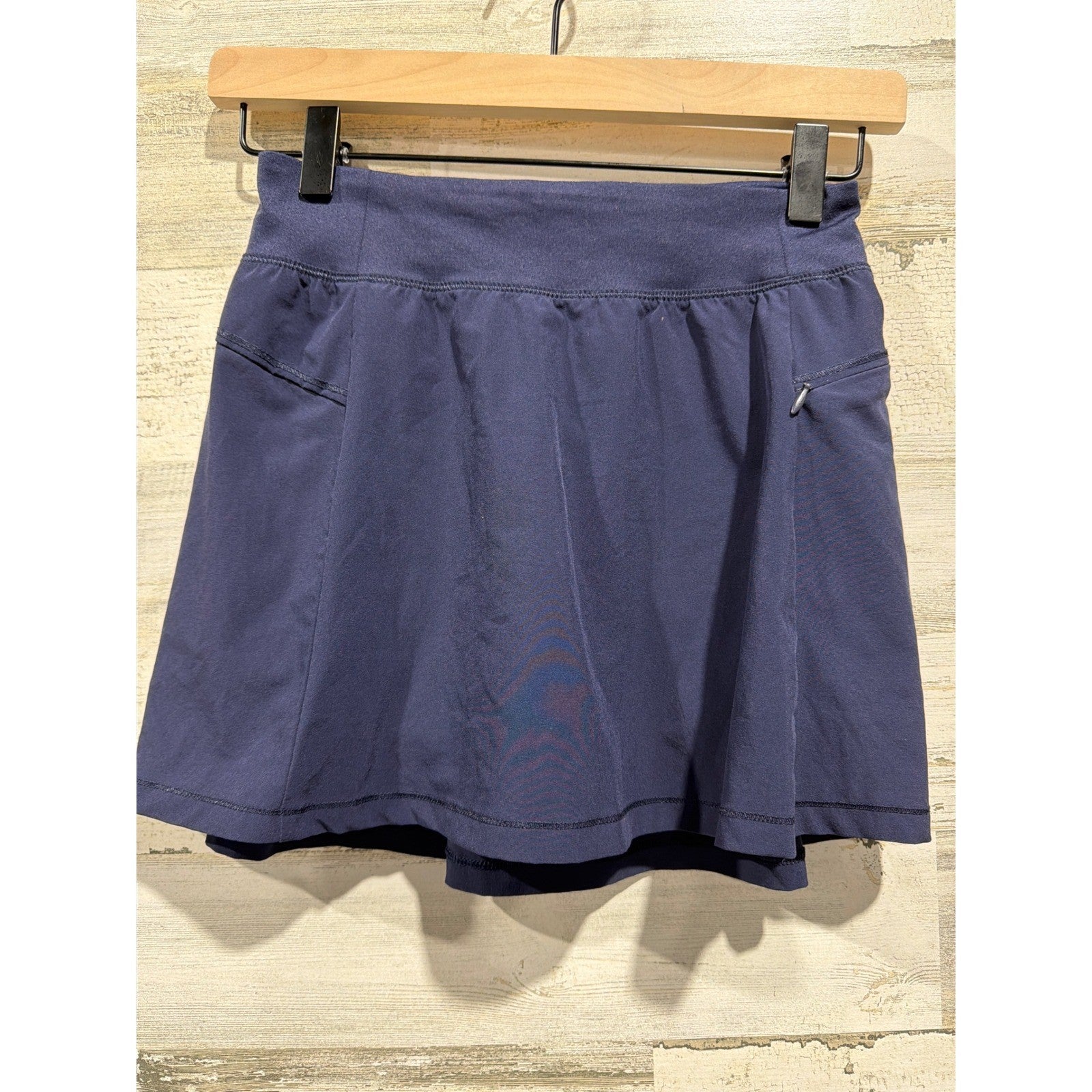 Vineyard Vines All In Motion Skort Lot Girls 10-12 Pink Navy Striped Sporty GUC*6