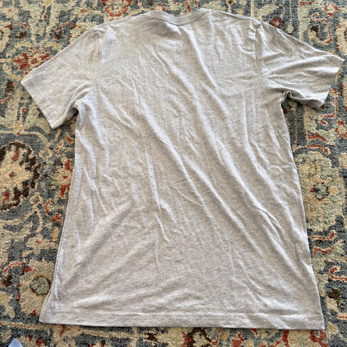 Bella Canvas Coffee & Skincare Graphic Tee Women L Gray Cotton Blend Modern4