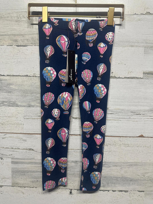 Imoga Leggings Girls Size 4 Navy Blue Hot Air Balloon Print NWT0