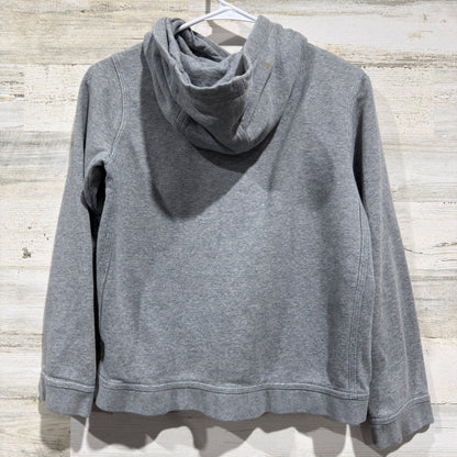 Nike Pullover Hoodie Kids Large Gray Graphic Swoosh Sportswear *Flawed*5