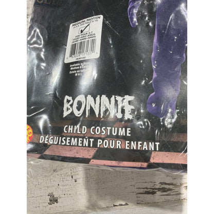 Rubies Five Nights at Freddys Bonnie Costume Kids M 8-10 Purple Gamer Horror NWT2