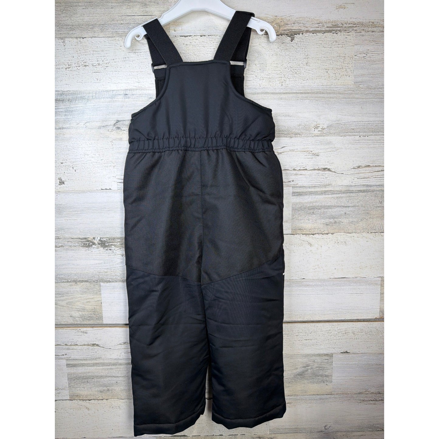 Swiss Tech Snow Bib Overalls Kids 3T Black Insulated Gorpcore EUC2