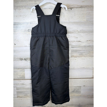 Swiss Tech Snow Bib Overalls Kids 3T Black Insulated Gorpcore EUC2