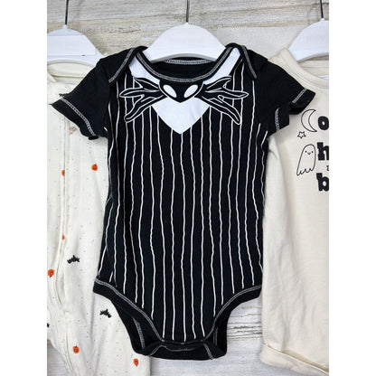 Carter's Disney Cat & Jack Baby 0-6M Halloween Bundle Jack Skellington EUC1