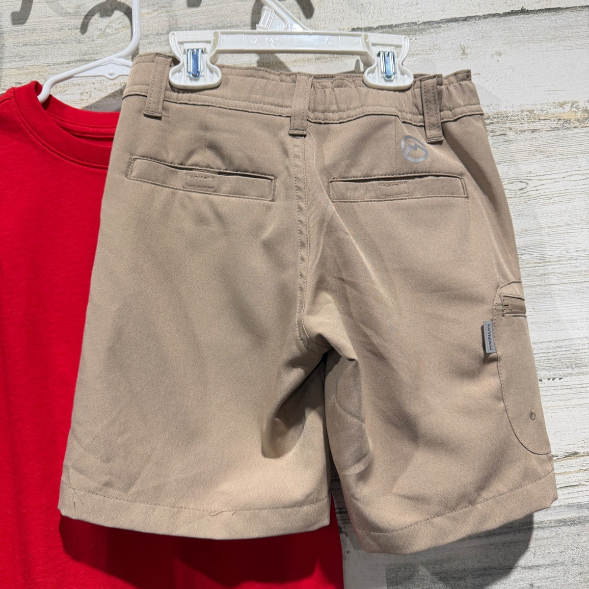 Cat & Jack Superman Magellan Boys Size 6/7 Red Khaki 3pc Bundle5