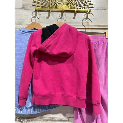 Nike Hoodie Shirt Pants Bundle Girls 4T 4 Pink Blue Athletic Gorpcore EUC6