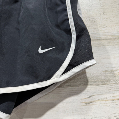 Nike Dri-FIT Tempo Running Shorts Girls S Black Polyester Activewear EUC1