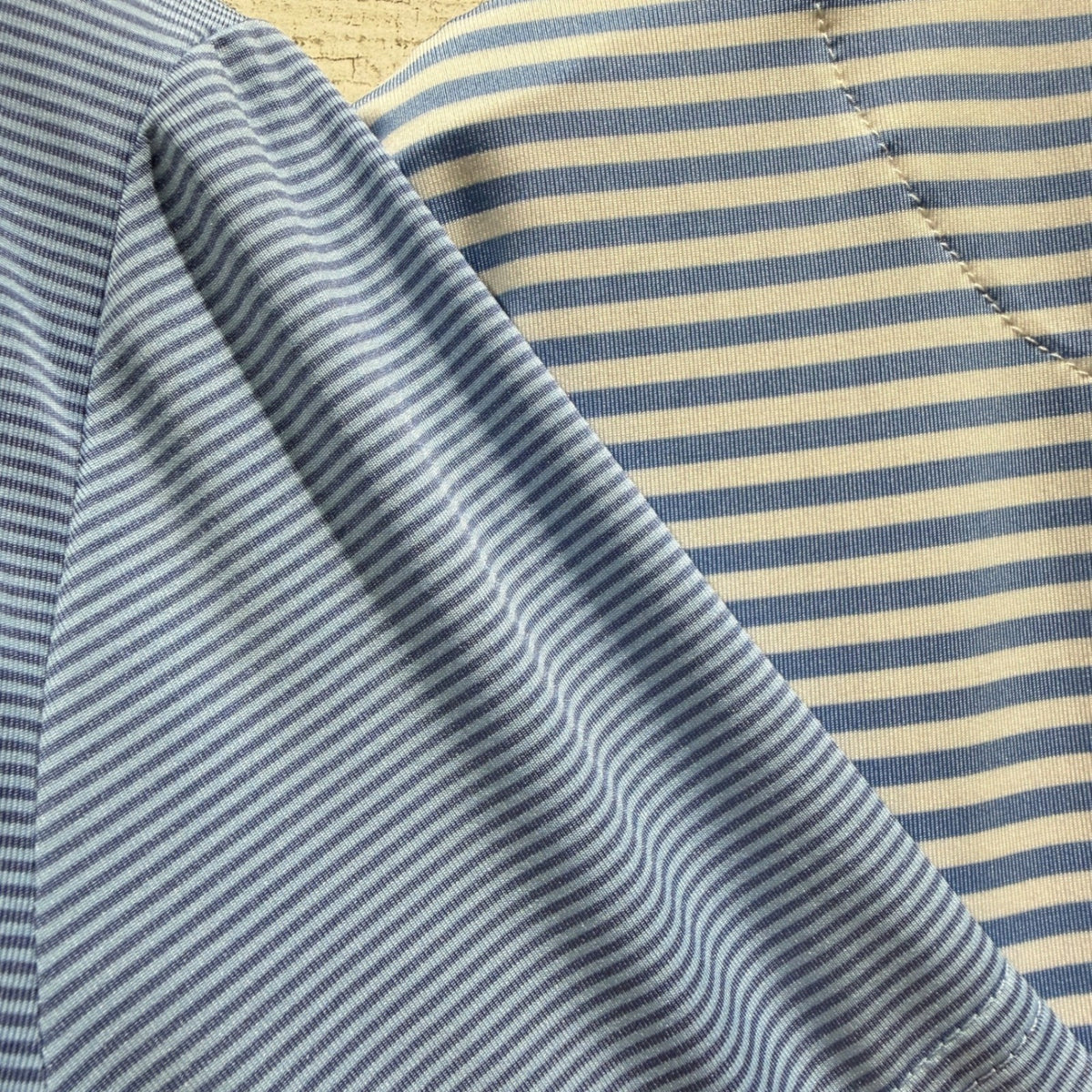 Class Club Polo Shirt Bundle Boys 6/7 Blue Stripe Performance Preppy EUC8
