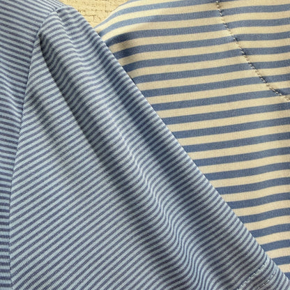 Class Club Polo Shirt Bundle Boys 6/7 Blue Stripe Performance Preppy EUC8