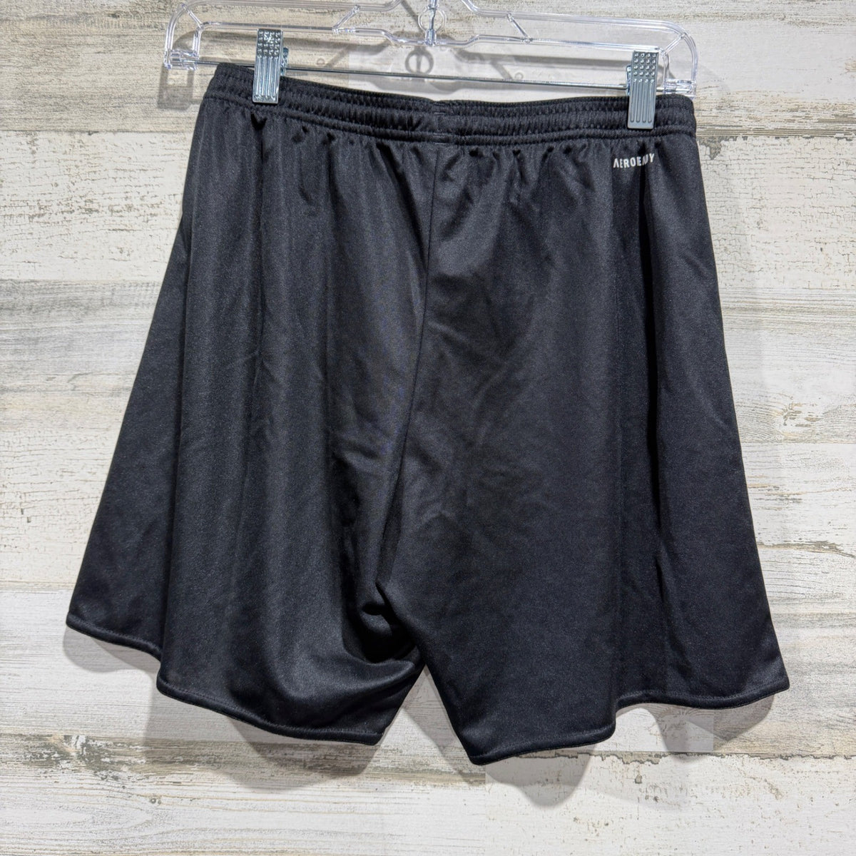 Adidas Aeroready Soccer Shorts Women Medium Black Recycled Sporty *Flawed4