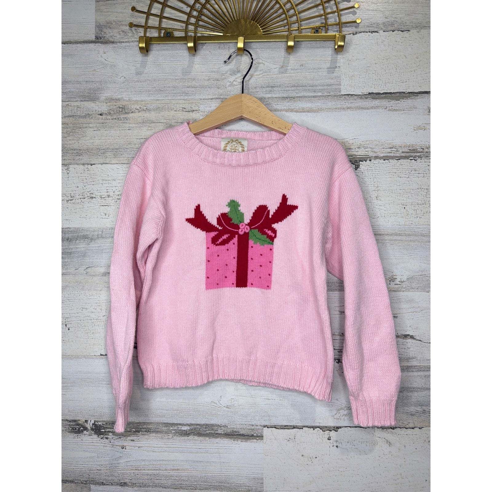 The Beaufort Bonnet Company Sweater Girls Size 4T Pink Present Christmas Preppy0
