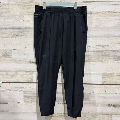 Under Armour Unstoppable Jogger Pants Women XL Black Casual Active EUC0