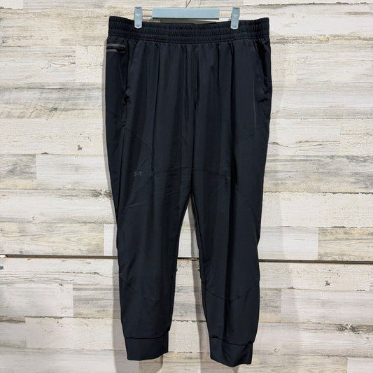 Under Armour Unstoppable Jogger Pants Women XL Black Casual Active EUC0