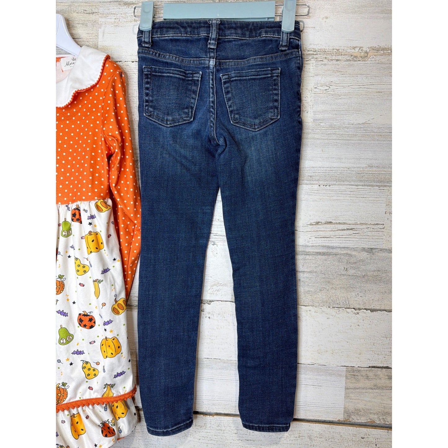 Marie Nicole Rae Dunn Cat & Jack Girls Size 6 Orange Halloween Fall Bundle3