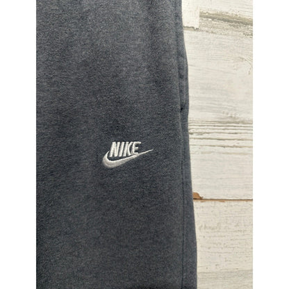 Nike Joggers Men Small Charcoal Grey Fleece Sportswear Sweatpants EUC1
