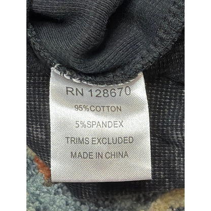 Cowgirl Hardware Thermal Shirt Girls Small Gray Rhinestone Horse Western EUC4