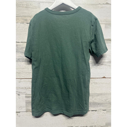 Crewcuts Graphic Tee Boys Size 10-11 Green Racing Cars EUC2