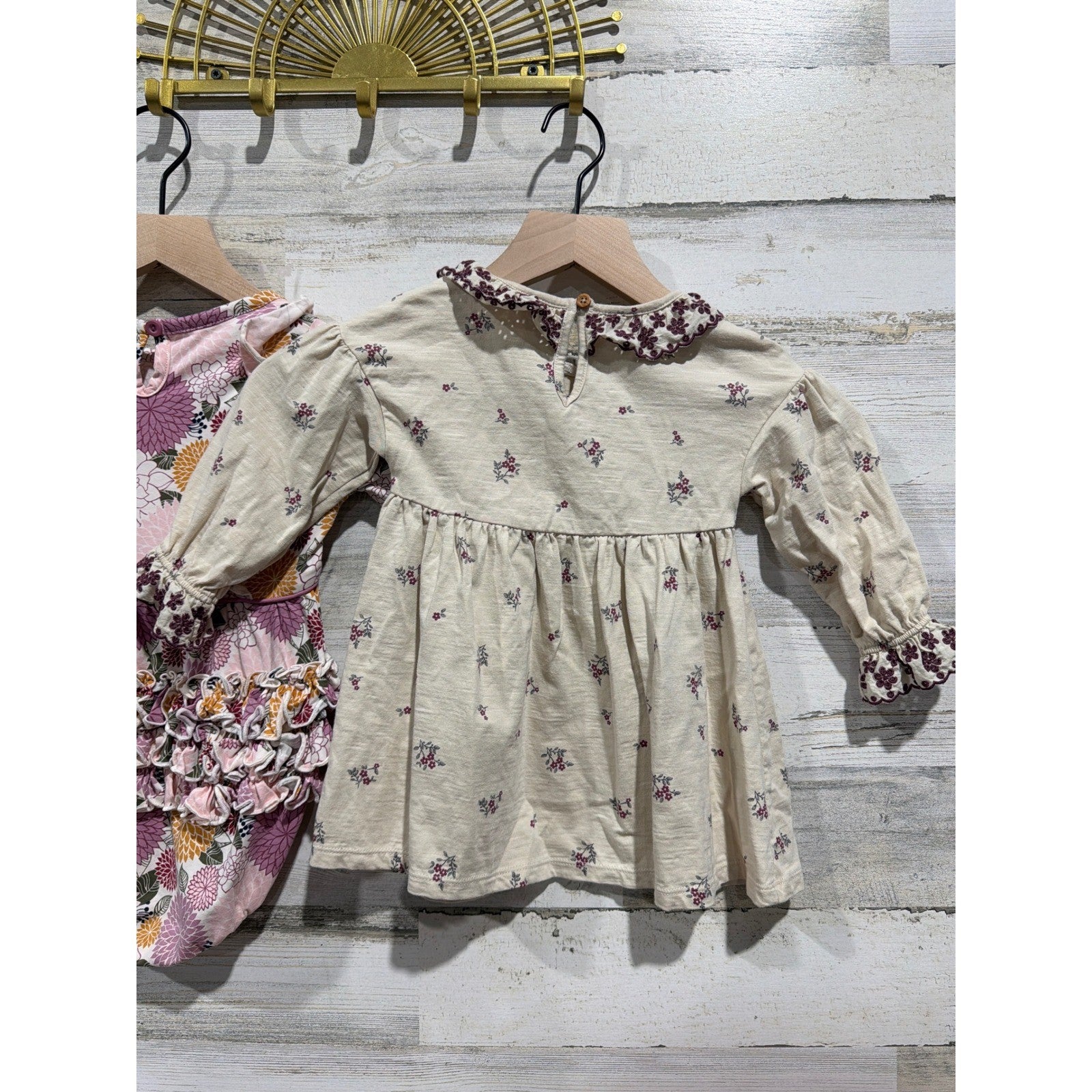 Modern Moments RuffleButts Bundle Girls 18-24M Floral Dress Bubble Romper EUC6