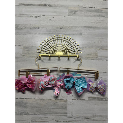 JoJo Siwa Hair Bows Girls OS Multicolor Signature Large 5pc Bundle NWT0
