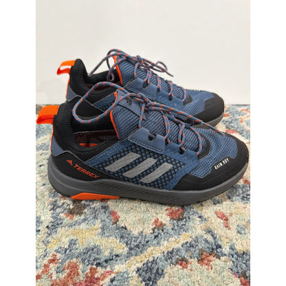 Adidas Terrex Hiking Shoes Boys Size 1 Blue RAIN.RDY Outdoors2