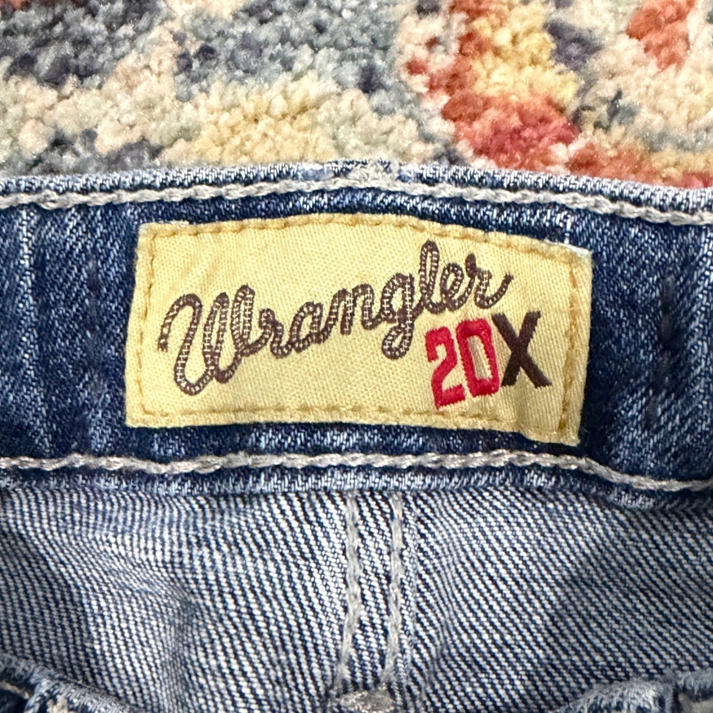 Wrangler 20X Bootcut Jeans Boys 6 Regular Embroidered Western Cowboy GUC*7