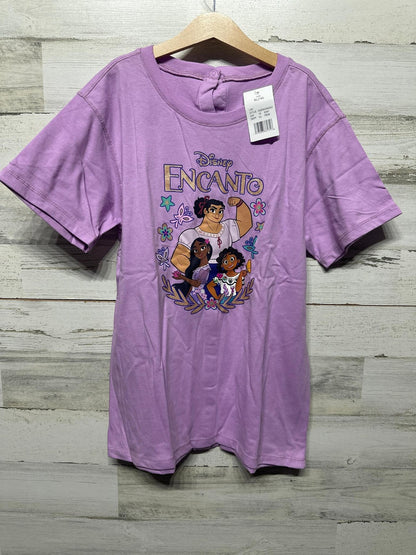 Disney Encanto T-Shirt Kids XL(14) Lavender Luisa Isabela Mirabel Graphic NWT0