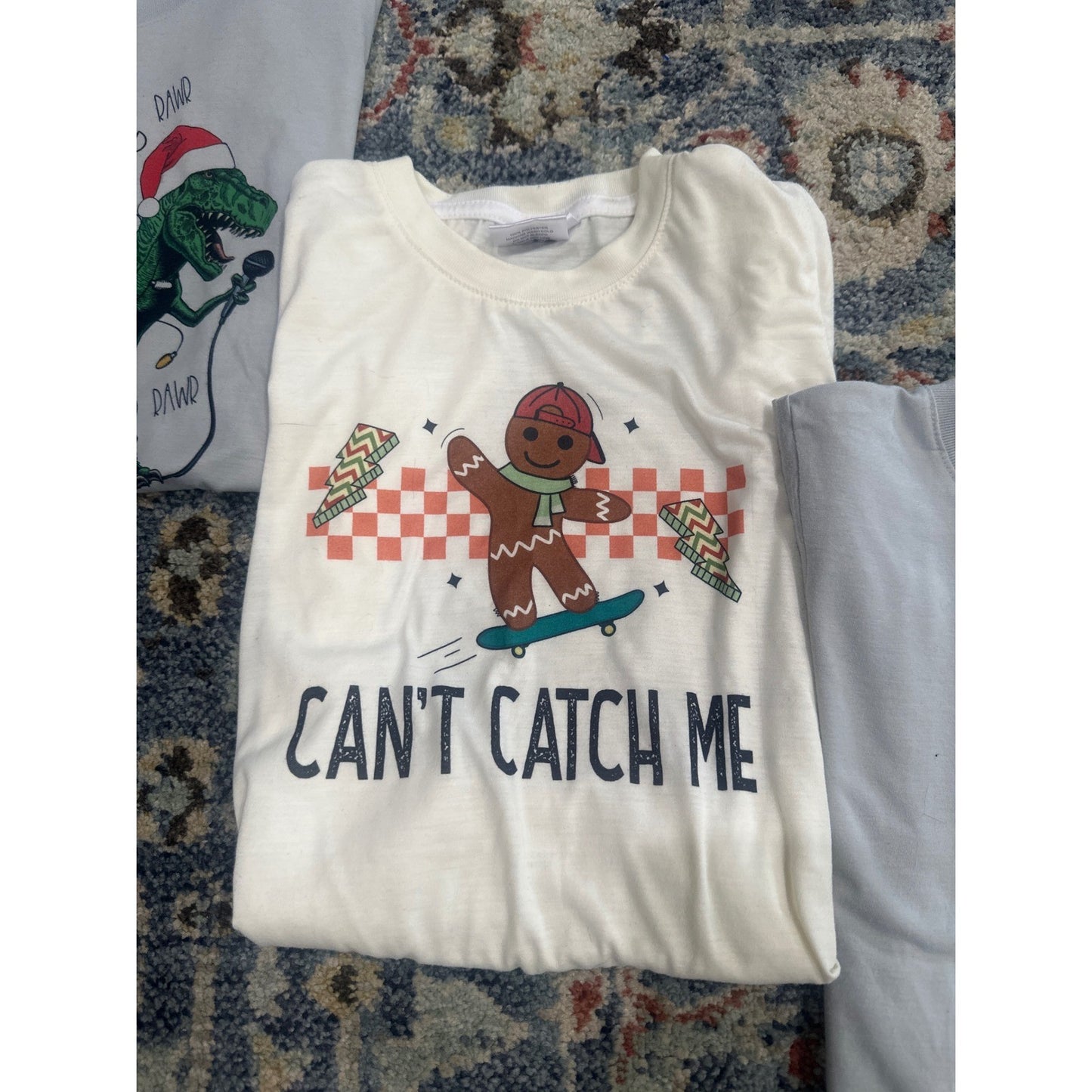 Boys 4T Christmas Holiday T-Shirt Bundle LR Blanks Graphic T-Shirts2