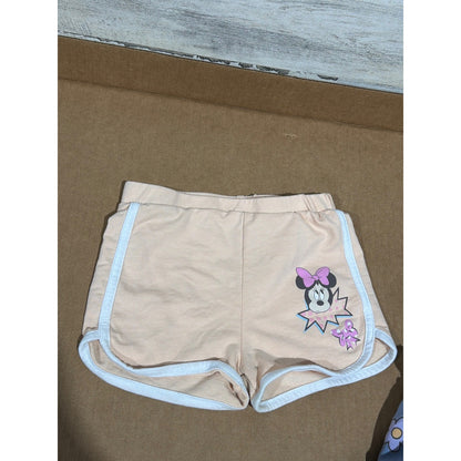 Disney Wonder Nation Shorts Bundle Girls 4 Multicolor Floral Minnie Mouse GUC3