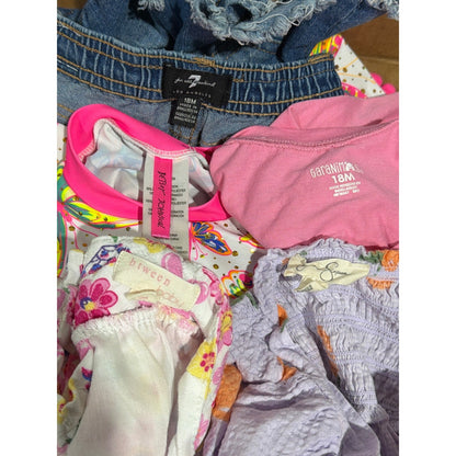 7 For All Mankind Betsey Johnson Baby Girls 18M 24M Summer Bundle EUC7