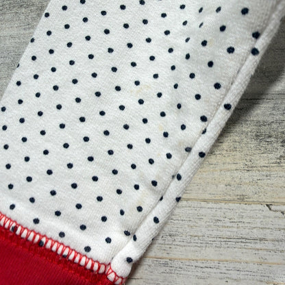 The Beaufort Bonnet Company Sweatshirt Girls 12-18M Polka Dot Preppy *Flawed4