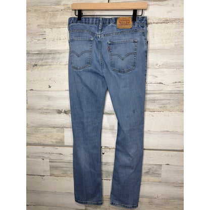 Levi's 511 Jeans Boys 18 Regular 29x31 Blue Adjustable Waist Denim EUC2