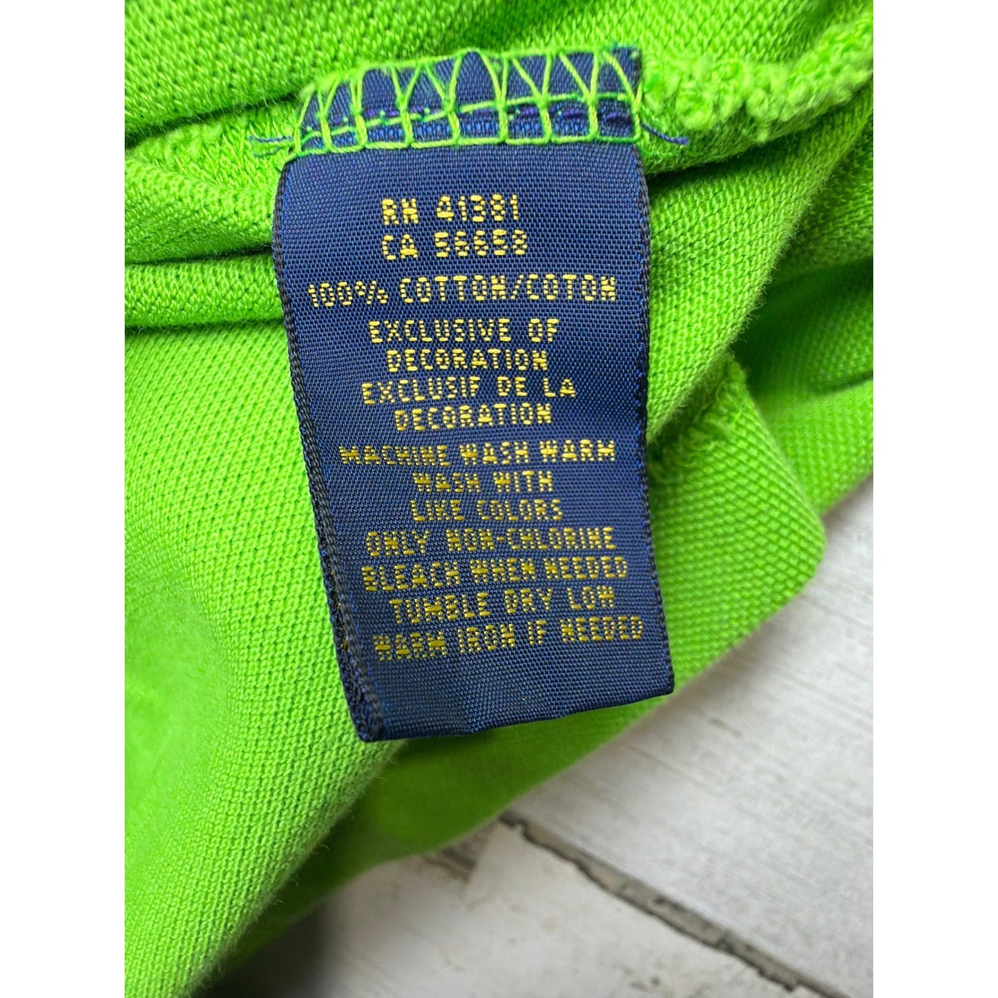 Polo Ralph Lauren Polo Shirt Mens L Green Classic Fit Pony Logo Preppy EUC3