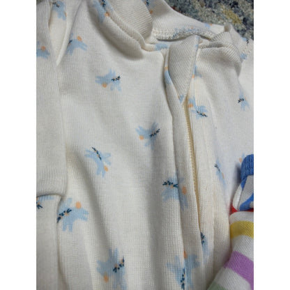 Preemie 7 Piece Baby Clothing Bundle Animals Stripes Veggie7