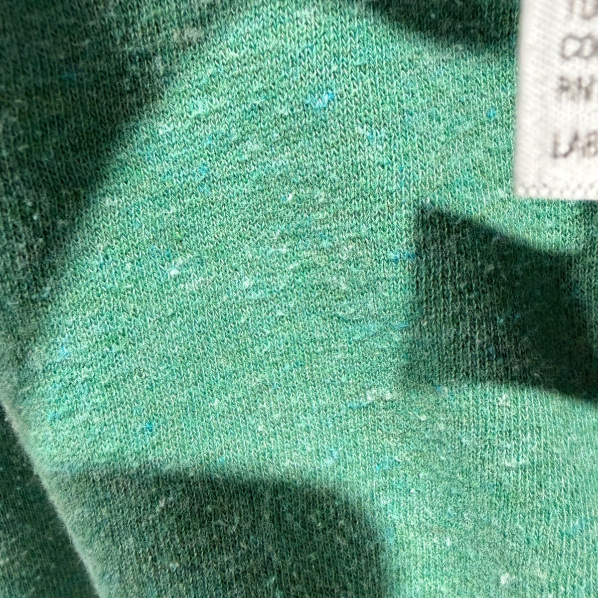 Colsie Notch Neck Sweatshirt Women Large Green Cotton Blend Casual EUC4