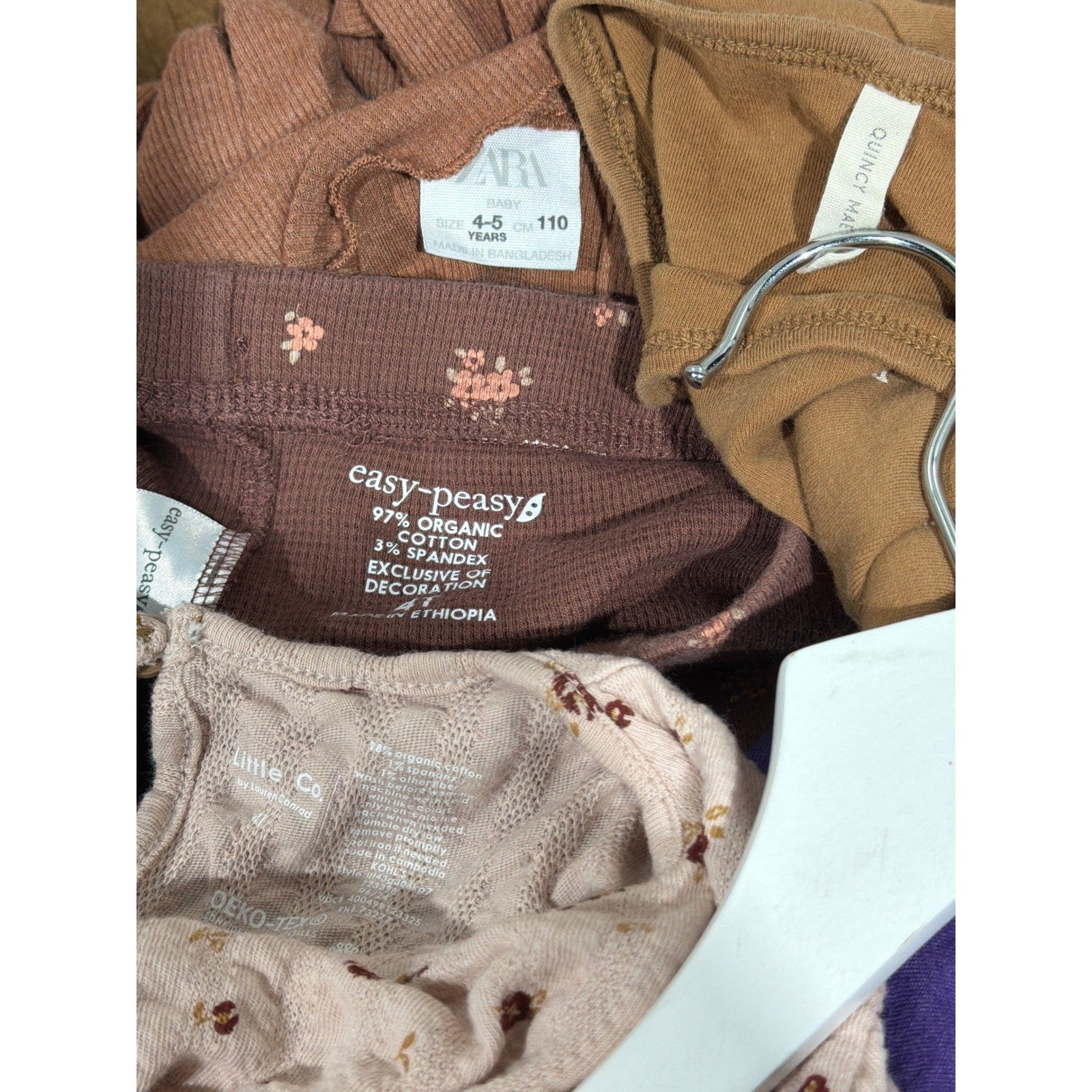 Zara Quincy Mae Easy Peasy Girls 4T Multicolor Clothing Bundle Boho EUC4