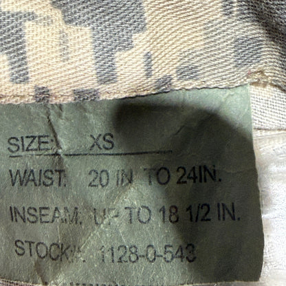 Rothco BDU Pants Boys XS Digital Camo Cotton Military Tactical Cargo Pants EUC3