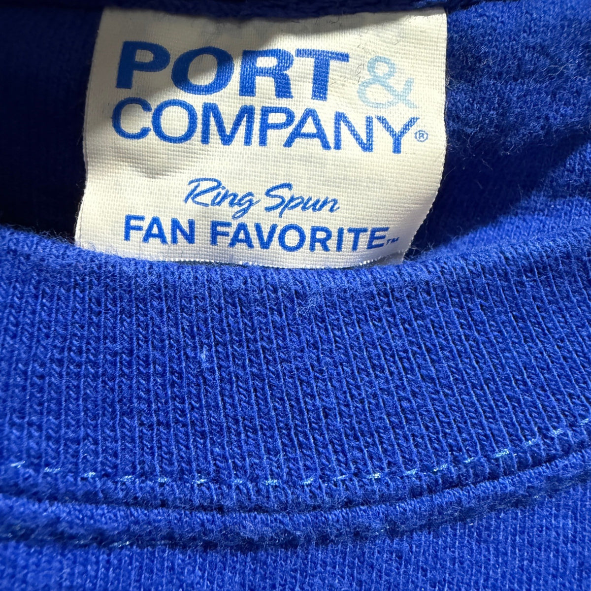 Port & Company Dance Mama Sweatshirt Women L Blue Cotton Blend Graphic EUC2