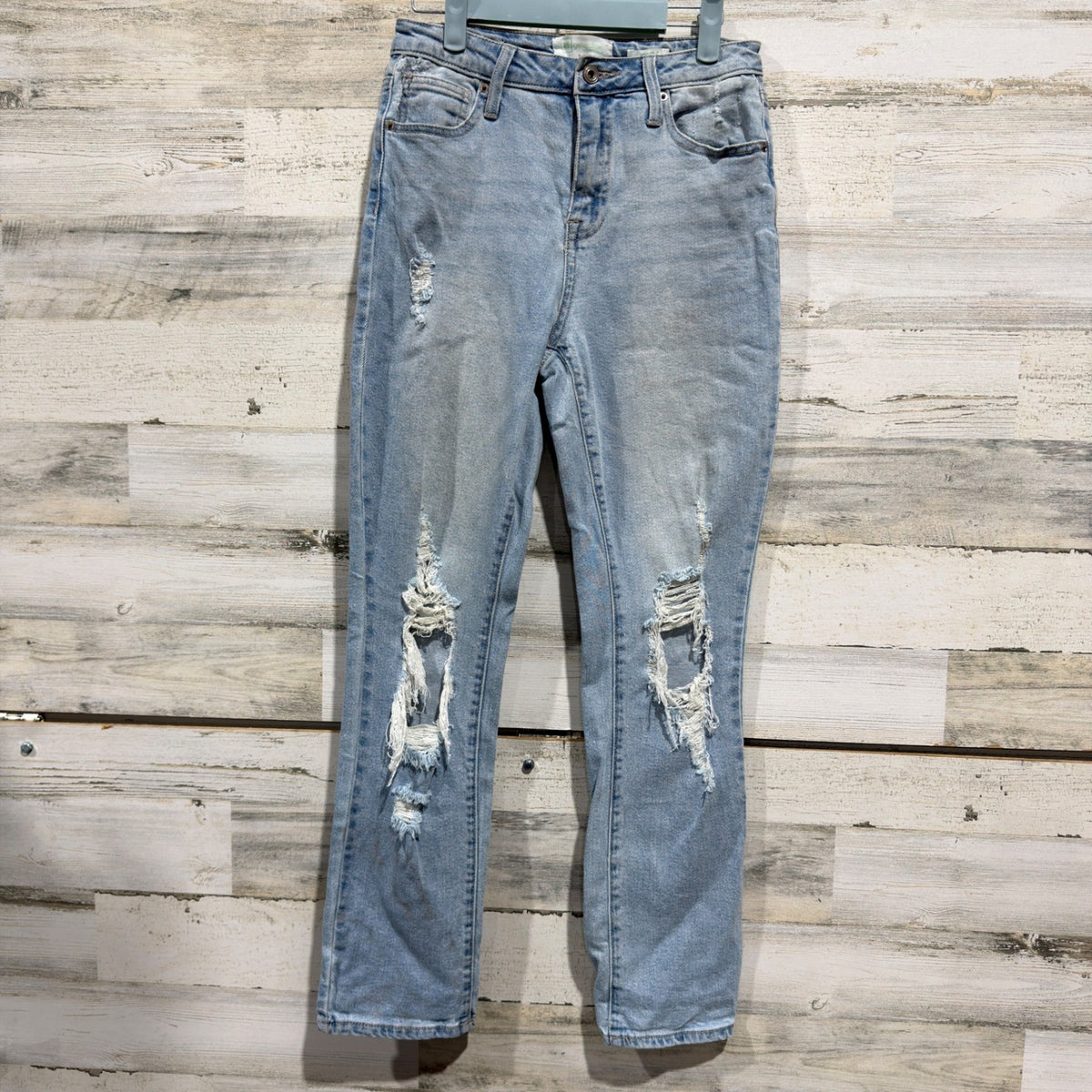 REgeneration Jeans Women 3/26 Light Wash Distressed Ripped Grunge GUC0