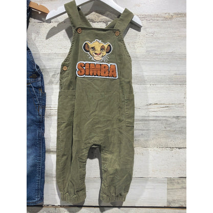 Oshkosh Disney Romper Overall Bundle Boys 18M Simba Mickey Monster Truck3