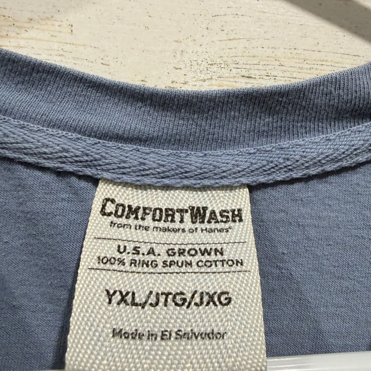 ComfortWash T-Shirt Girls YXL Blue Texas Aggies Floral Collegiate EUC2