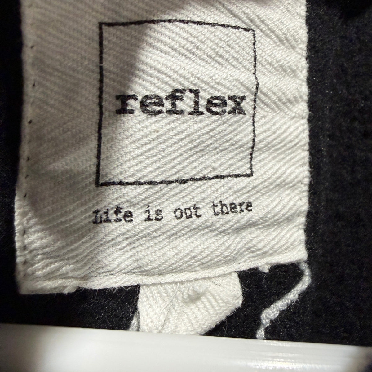 Reflex Star Embroidered Sweatshirt Women Size M Black Cotton Blend Casual EUC1