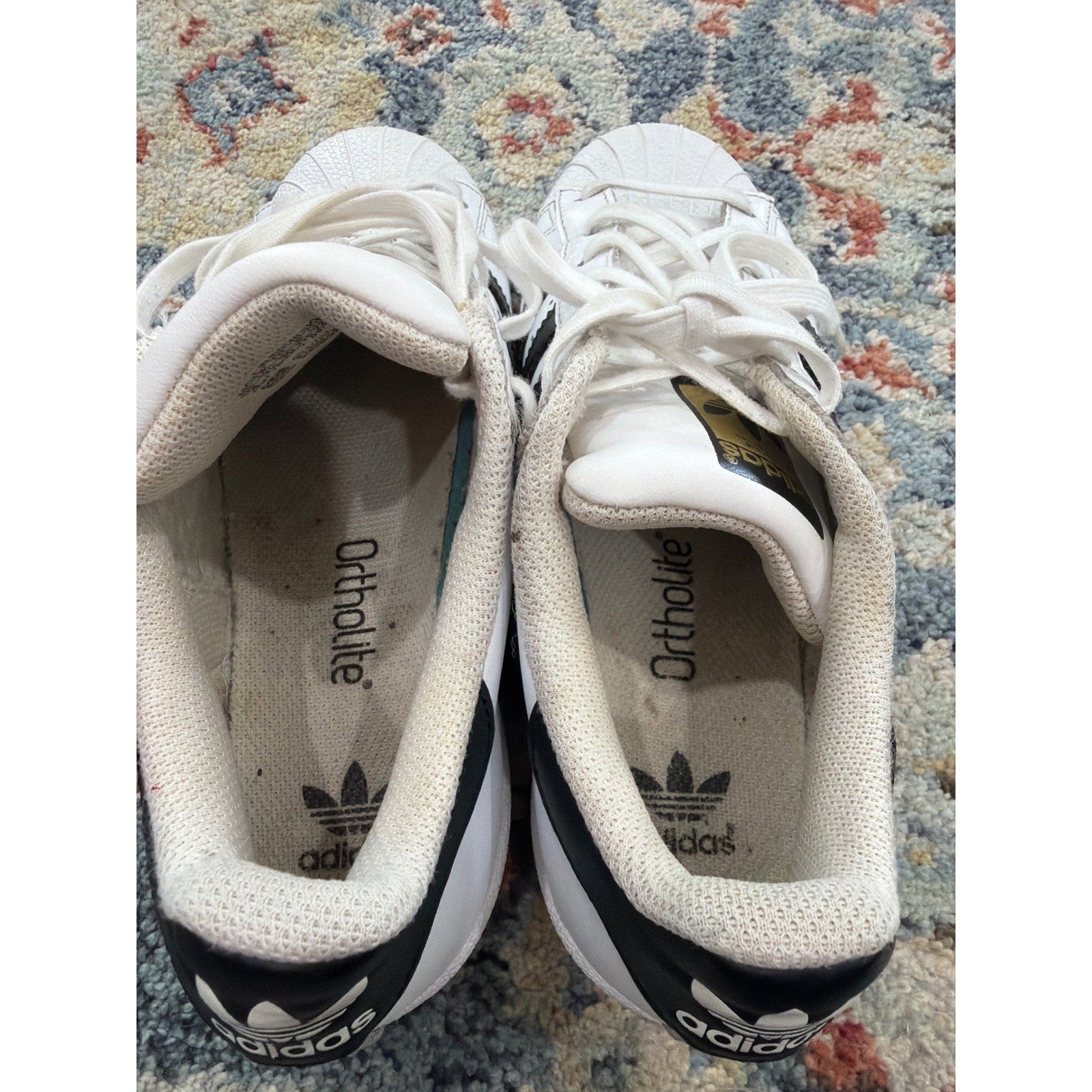 Adidas Superstar Sneakers Youth 4 White Black Shell Toe Classic Streetwear8