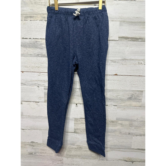 The Children's Place Sweatpants Boys 10/12 Navy Blue Fleece Joggers EUC0
