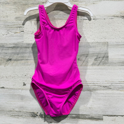 Balera Dancewear Leotard Girls SC 6/6x Pink Nylon Spandex Classic Athletic0