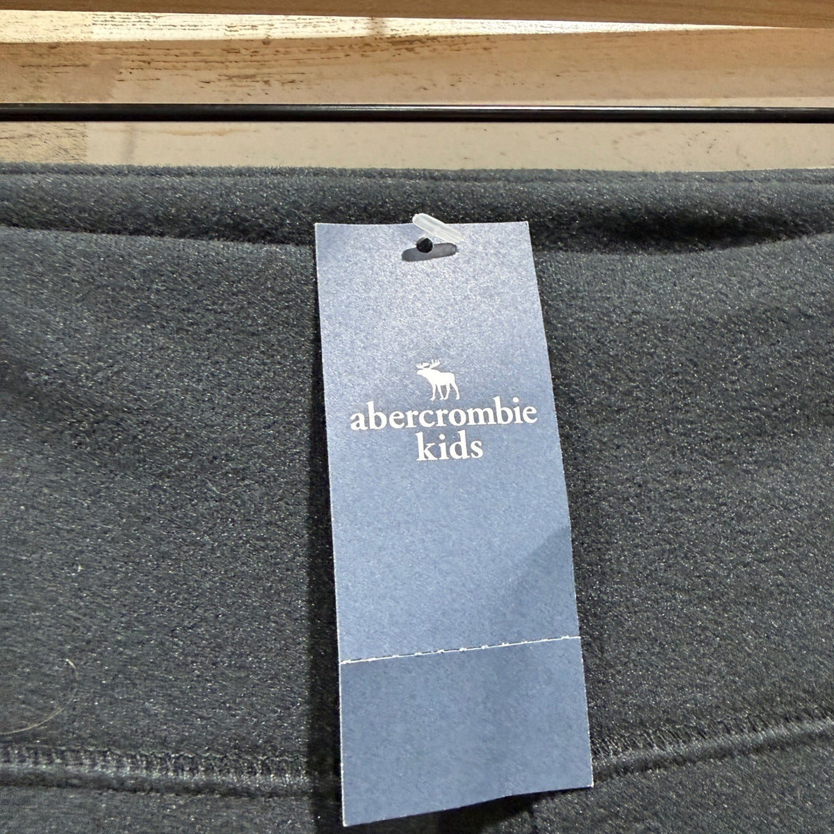 Abercrombie Kids Soft Leggings Girls 11/12 Black Spandex Basic Everyday NWT1