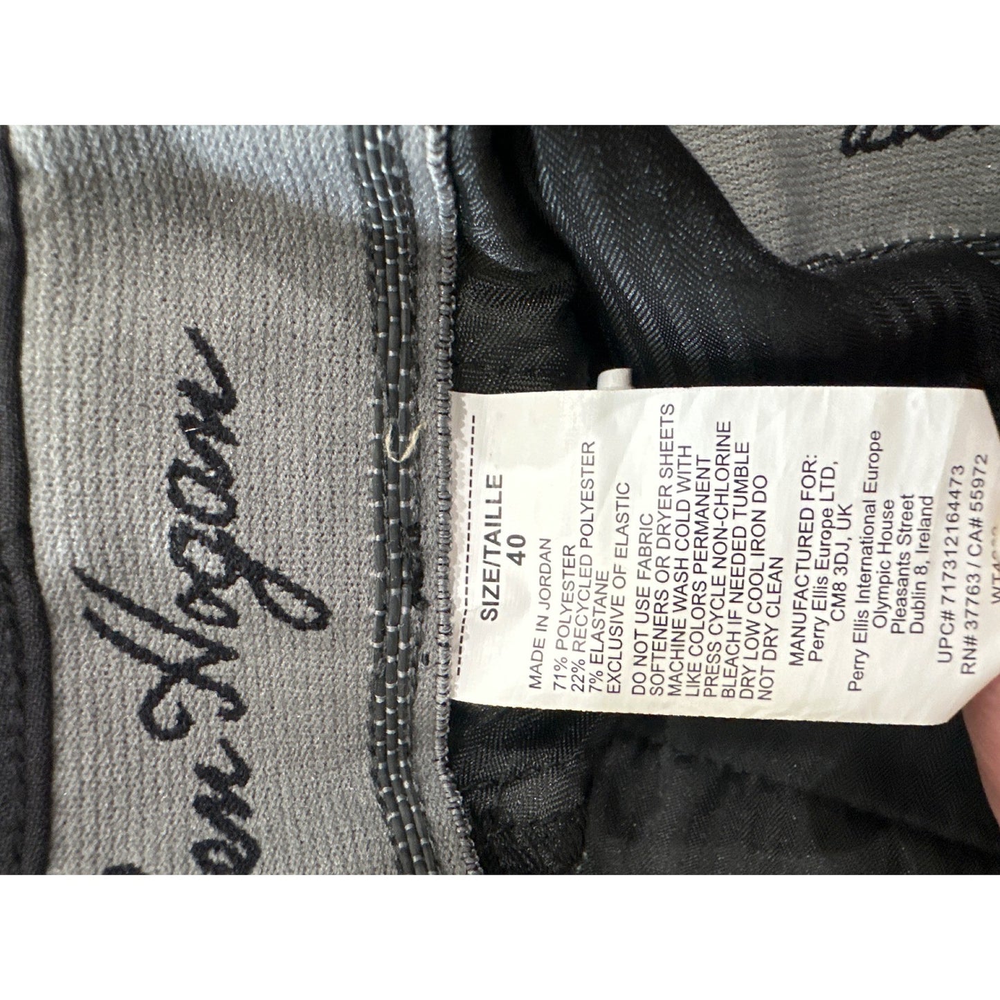 Ben Hogan Golf Shorts Men Size 40 Black Performance Flat Front GUC2