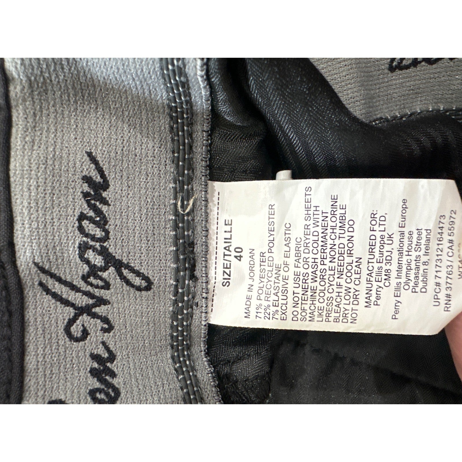 Ben Hogan Golf Shorts Men Size 40 Black Performance Flat Front GUC2